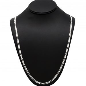 Solid Curb 4.25mm 30" - Silver Chain
