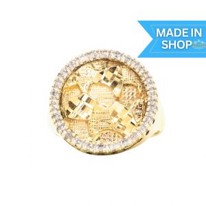 Icy Brian .30ct 10k #244  - Diamond Nugget Ring