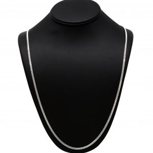 Solid Curb 2.75mm 30" - Silver Chain