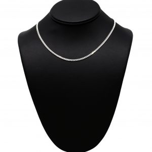 Solid Curb 2.75mm 16" - Silver Chain