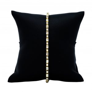 Baguette X Brilliant Cut Diamond Bracelet 1.9ct #259 - Bracelet