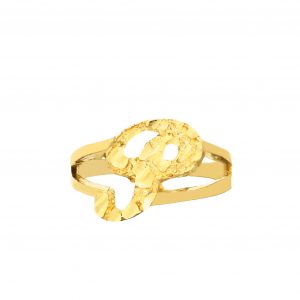 Nugget Letter P Ring - Rings