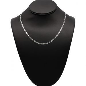 Solid Figaro 3mm 18" - Silver Chain