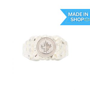 Silver Jets Nugget Ring - Silver Ring