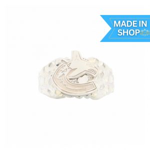 Vancouver Canucks Nugget Ring - Silver Ring