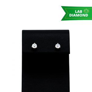 Brilliant Cut 1ct lab -Diamond Earrings