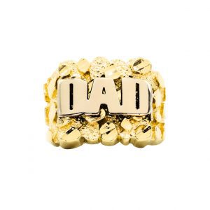 Large Two Tone DAD - Nugget Ring