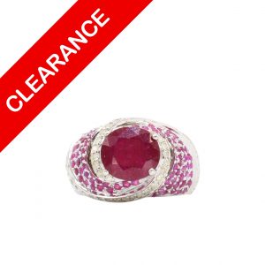 Ruby .50ct 14k #273 - Diamond Ring