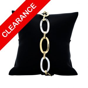 Two Tone Bracelet 7.5"- Bracelet