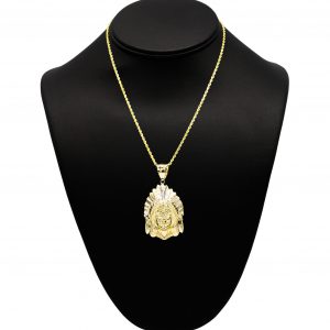 Medium Two Tone Chief - Pendant