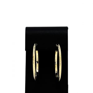 XLarge Yellow Gold Hoops 10k- Earrings