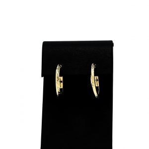 Medium Yellow Gold Hoops 10k- Earrings