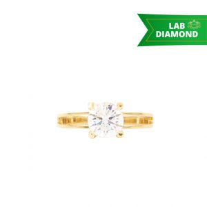 Brilliant Cut 1.2ct Lab #17 - Diamond Ring