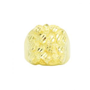 Silver Gold Plated Harper - Silver Ring