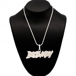 Boss Lady Moissanite - Silver Pendant
