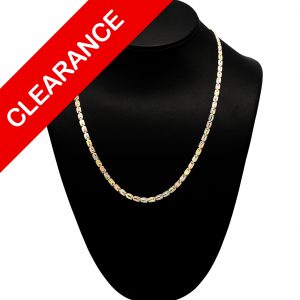 Tri-Colour Classic 4mm 20" - Chains