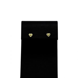 August Birthstone Heart Studs - Earrings