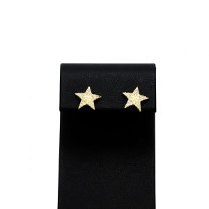 Cz Nugget Star - Earrings