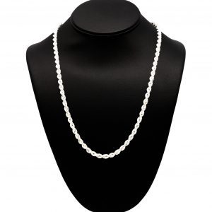 Silver Rope 5.25mm 22" - Silver Chain