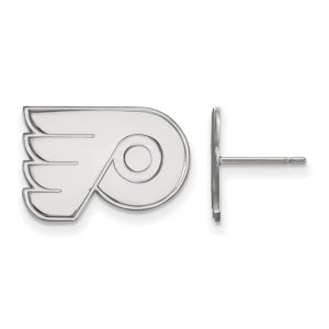 Large Philadelphia Flyers NHL Silver-Earrings