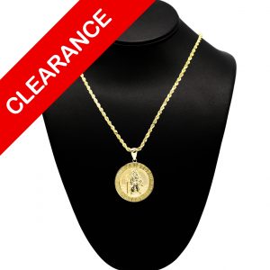St Cristopher 10k - Pendant