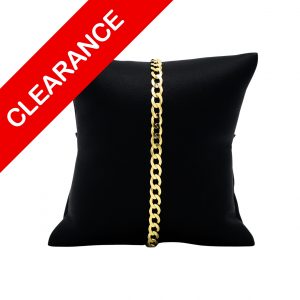 Solid Cuban Bracelet 4.75mm 8.5"14k- Bracelet