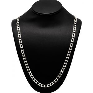 Diamond Cut 6.4mm 30" GHJ115- Silver Chain