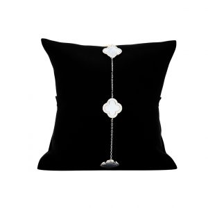 Silver White Clover 7.5"- Silver Bracelet