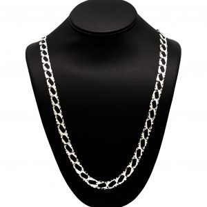 Diamond Cut 8.95mm 30" GHJ121 - Silver Chain