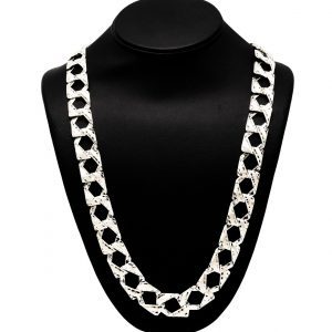 Diamond Cut 16.25mm 30" GHJ143 - Silver Chain