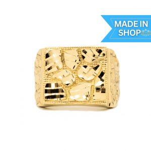 Tristen - Solid Nugget Ring