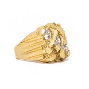 CZ Jack - CZ Nugget Ring - Image 3