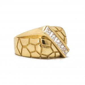 CZ Modern Nugget - Ring - Image 3