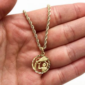 Aquarius - Zodiac Pendant