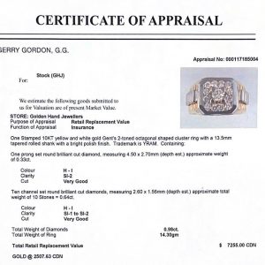 Icy Two-Tone 0.98ct #7 - Diamond Ring - Image 5