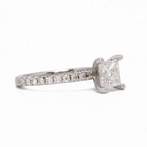 Princess Cut Solitaire 1.49ct #100 - Engagement Ring - Image 3