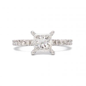 Princess Cut Solitaire 1.49ct #100 - Engagement Ring