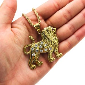 CZ Large Lion - Pendant