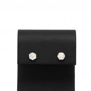 Flower Cluster 0.50ct Yellow Gold - Genuine Diamond Earrings
