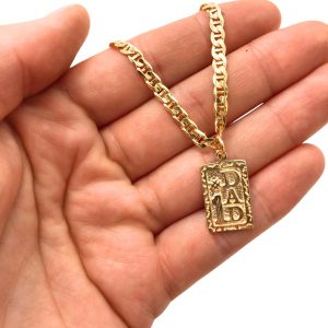 #1 Dad Nugget Engravable - Pendant