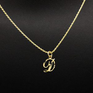 Letter D Handwriting - Pendant - Image 4