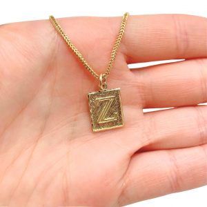 Letter Z Square - Pendant