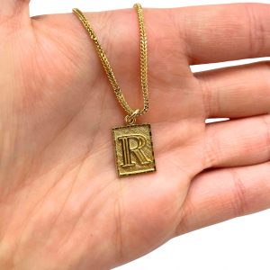 Letter R Square - Pendant