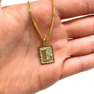 Letter L Square - Pendant