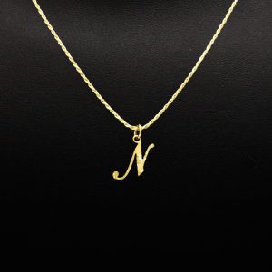Letter N Handwriting - Pendant - Image 3