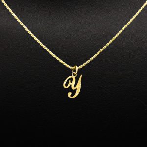 Letter Y Handwriting - Pendant - Image 3
