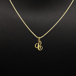 Letter C Handwriting - Pendant - Image 3