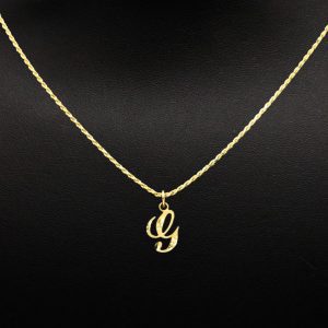 Letter G Handwriting - Pendant - Image 3