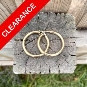 Small Chunky Hoops - Earrings