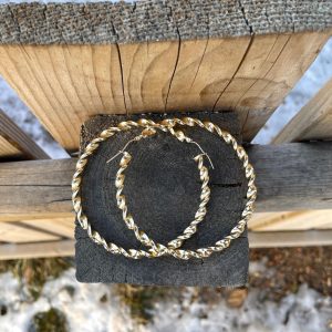 Grand Swirl Hoops - Earrings